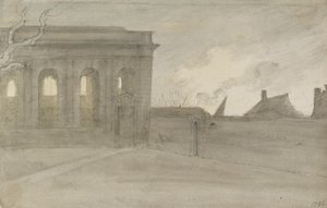 Pembroke College. Oxon., 1786. november 9 alkotó: John Baptist Malchair