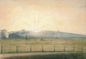Napnyugta az Oxfordi Obszervatóriumból, 1784. december 20