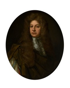 Adam Urquhart félalakos portréja Lace Jabottal (olaj, vászon) alkotó: John Baptist de (circle of) Medina
