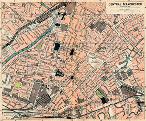Manchester központja, XX. század alkotó: John Bartholomew