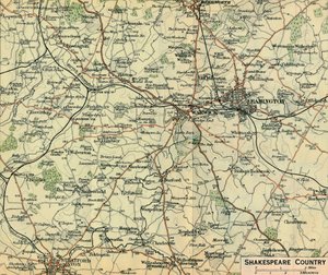 Shakespeare Country, XX. század alkotó: John Bartholomew