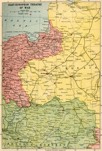 Kelet-Európai Háborús Színház, 1914-1918, c1920.