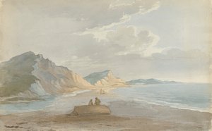 Charmouth tengerpartja