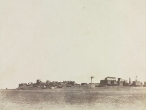 Luxor látképe, 1854.