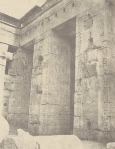 Medinet Habu, Ramszesz palotájának II. Udvara, East Side alkotó: John Beasly Greene