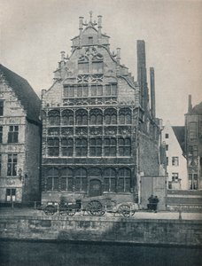 A Watermen`s Guild terme, Gent, Belgium, 1900 1914-1915.
