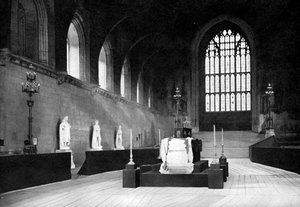 A fekvő William Gladstone állam, Westminster Hall, London, 1898 c1905.