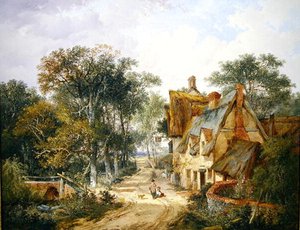 The Swan Inn (olaj, vászon)