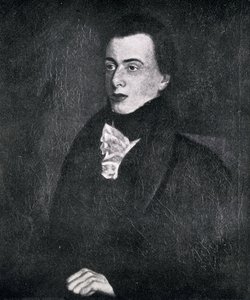 George Borrow (1803-81) illusztrációja a „Borrow Selections” című könyvből, 1928-ban alkotó: John Borrow