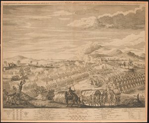 ?A Culloden melletti Drunmossie [sic] Mooron vívott csata ábrázolása?, 1746. április 16. alkotó: John Bowles