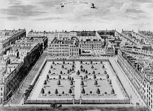 Leicester Square, 1725 körül