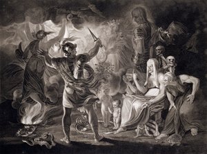 Macbeth, a három boszorkány és Hekaté, 1805