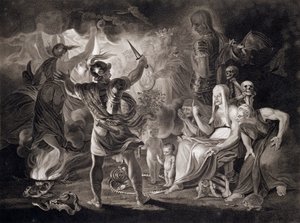 Macbeth, a három boszorkány és Hecate, 1805