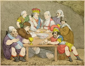 Banditti, 1783 (kézzel színezett metszet)