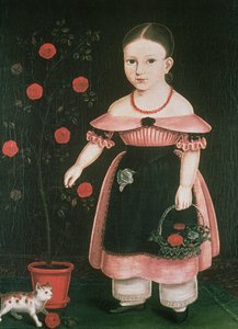 Kislány levendulában, 1840 körül