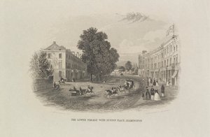 Az alsó parádé az Euston Place-vel, Leamington alkotó: John Brandard