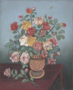 Csendélet rózsákkal alkotó: John Breckinridge Martin