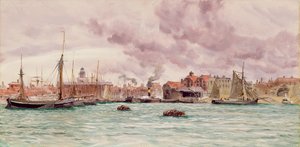 Portsmouth kikötője, 1884