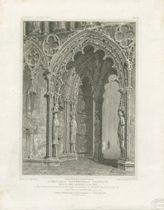 Lichfield katedrális – West Door: metszet, és [c 1820]
