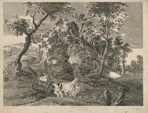 Táj kocsival alkotó: John Browne after Sir Peter Paul Rubens