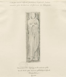 Blithfield templom - monumentális kép: színezett rajz, 1823 alkotó: John Buckler