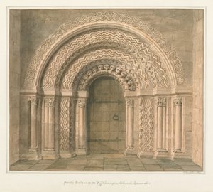 Cornwall – Kilkhampton templom alkotó: John Buckler
