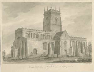 Gnosall templom: mosórajz alkotó: John Buckler