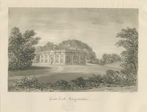 Hints Hall: szépia rajz alkotó: John Buckler