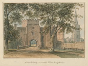 Huntingdonshire – Buckden-palota, 1800 alkotó: John Buckler