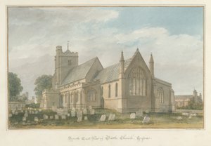 Sussex – Battle Church, 1824 alkotó: John Buckler