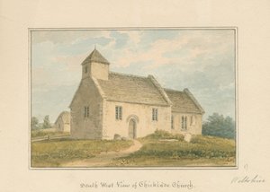 Wiltshire – Chicklade templom, 1817 alkotó: John Buckler