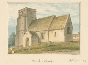 Wiltshire – Sedgehill templom, 1817 alkotó: John Buckler