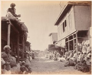 Utcai jelenet, Jalalabad 1879
