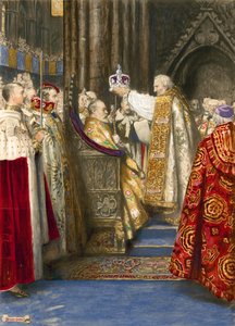 VII. Edward király és Alexandra királynő koronázása, 1904 alkotó: John Byam Liston Shaw