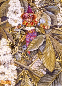 Ámor időtöltés (wc, gouache papíron) alkotó: John Byam Liston Shaw