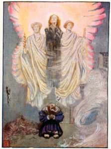 Gounod: Faust, V. felvonás, i. jelenet (színes litográfia)