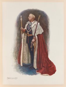 VII. Edward király koronázása alkotó: John Byam Liston Shaw