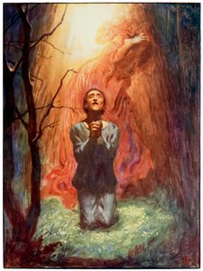 "Mr Standfast" a "A zarándok haladása ebből a világból, az eljövendőbe" című filmből, John Bunyan alkotó: John Byam Liston Shaw