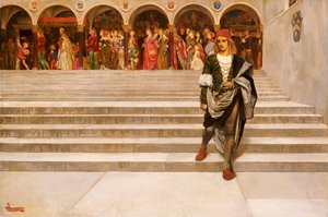 Ez egy szív, amelyre a királynő támaszkodott alkotó: John Byam Liston Shaw