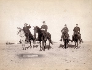 Az ellenséges indián tábor megtekintése, 1891 alkotó: John C. H. Grabill
