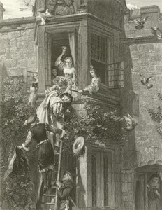 Támadás és védelem alkotó: John Callcott Horsley
