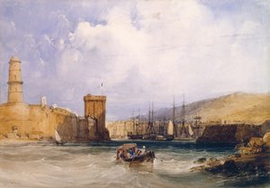 A marseille-i kikötő bejárata (wc)