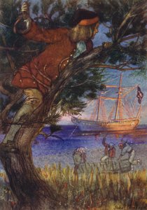 A Treasure Island illusztrációja alkotó: John Cameron
