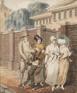 Vasárnap reggel az Arch Street Meeting House előtt, Philadelphiában, 1811-ca. 1813.