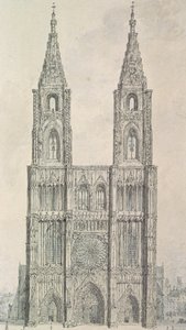 A strasbourgi katedrális nyugati frontja