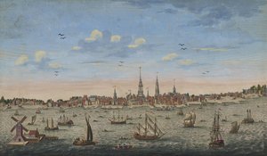 Philadelphia keleti perspektívája, 1778 alkotó: John Carwitham