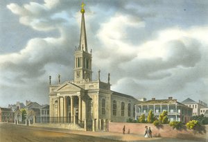 A St. Louis -székesegyház megjelent és litográfia: J. C. Wild a Missouri republikánus tisztnél (sic)