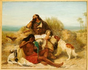 Robinson Crusoe és embere péntek