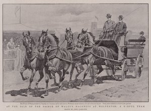 A walesi herceg hackney-i kiárusításán Wolfertonban, egy hasznos csapat
