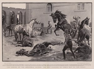 Az Omdurman Charge hősei, a 21. Lancers a front felé